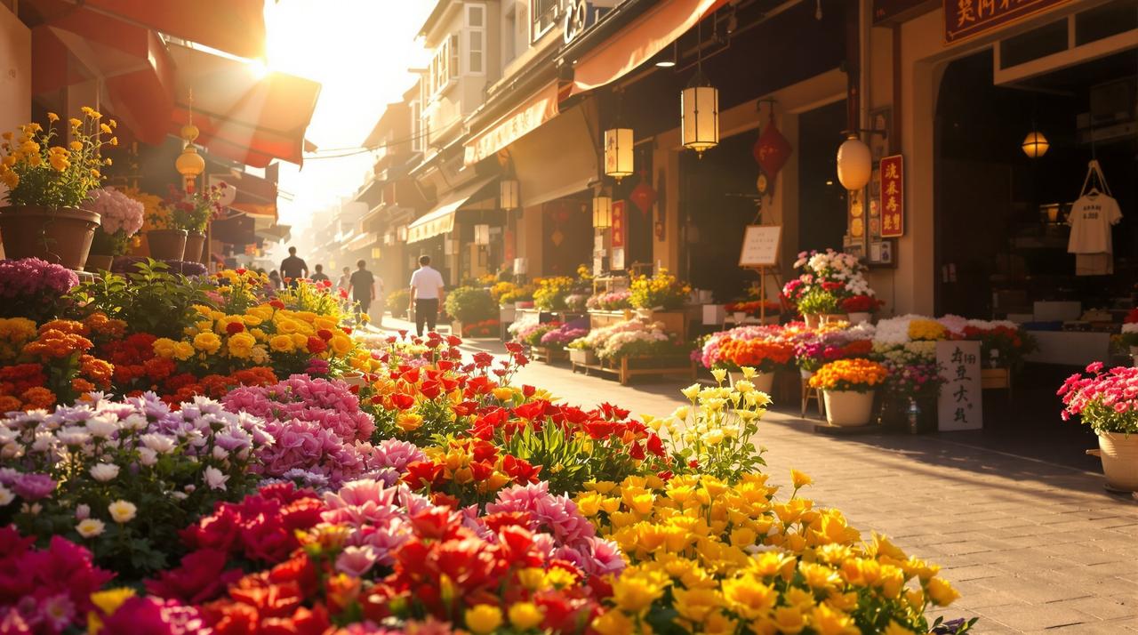 花间集：云南花市的春日浪漫